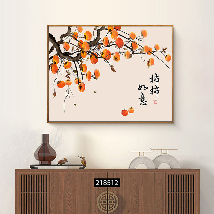 电表箱装饰画新中式餐厅配电箱信号箱遮挡挂画现代简约免打孔壁画