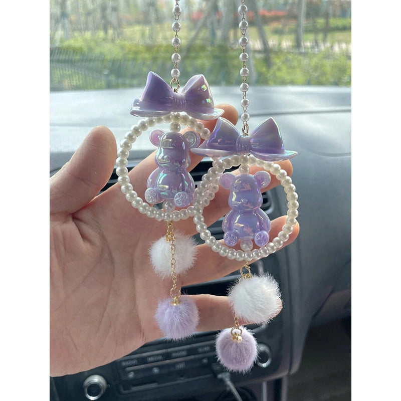 A 72356 High-end car hanging ornament 高级感小熊汽车挂件