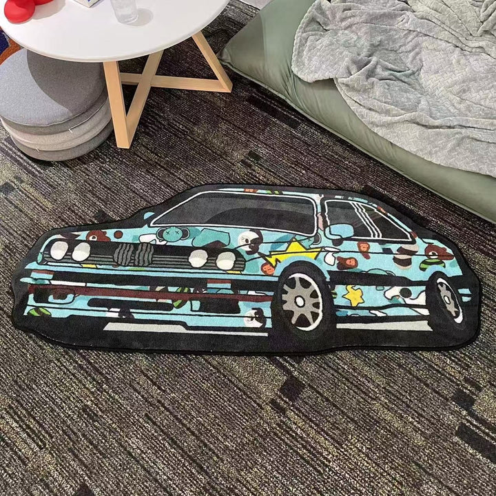 Creative Car Floor Mat Home Bedroom Decor Foot Mat Non Slip