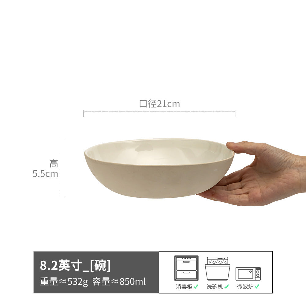 Ceramic Bowl Light Luxury Premium Feel Home Bowl Bowl Commercial Bowl Wholesale Bowl