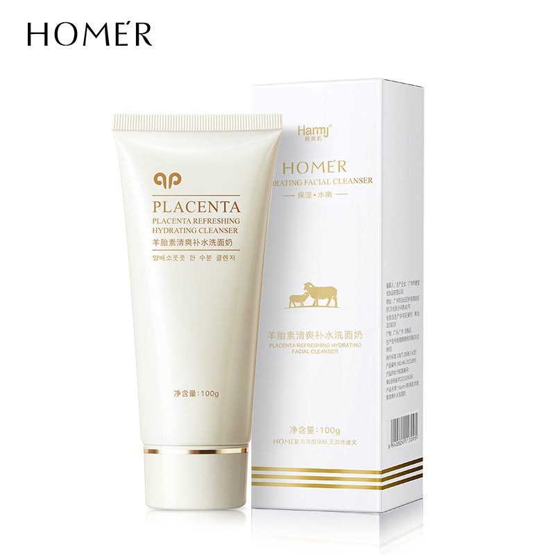 Placenta Extract Toner & Lotion Set 3-Piece Set Cosmetics Hydrating Nourishing Firming Face Cream Lotion