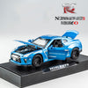 1:32 R35 Modified Wide Body Car Models Alloy合金汽车模型批发