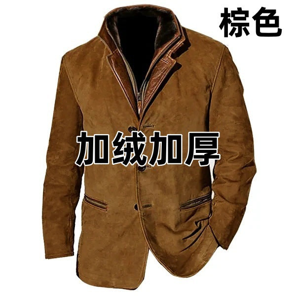 Spring New Men Fashion Vintage Casual Large