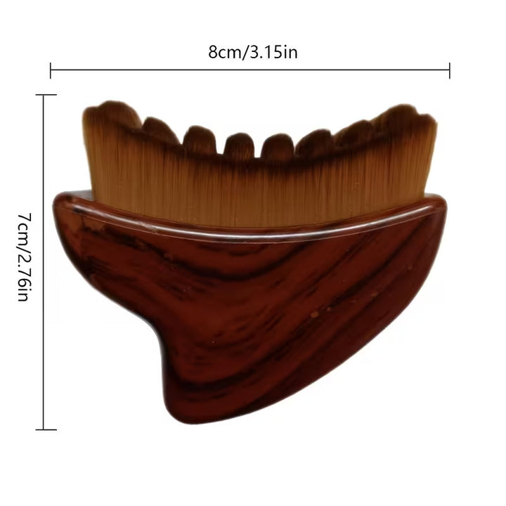 淋巴刷轮廓刷月牙刷面部按摩护理刷Lymphatic Contour Face Brush
