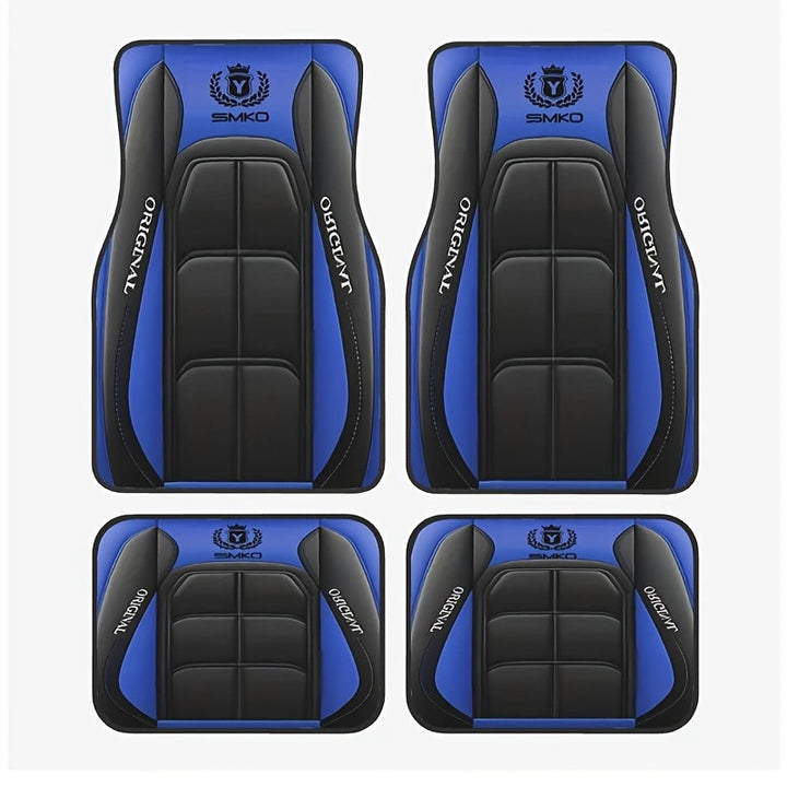 TEMUVintage Nordic Car Foot Mat Carpet 4 Piece Set Stain Resistant Floor Mat TEMUFoot Mat Wholesale