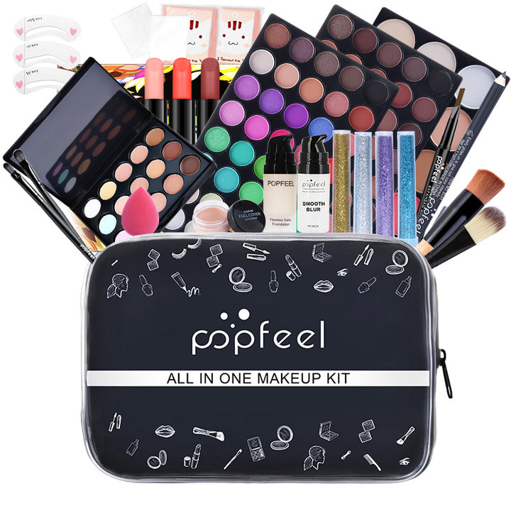 POPFEEL 跨境专供彩妆套装组合初学者美妆少女淡化妆品批发