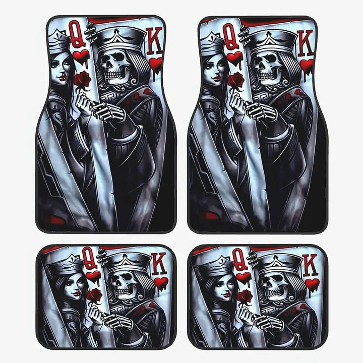 TEMUNordic Vintage Car Foot Mat Carpet Carpet 4 Piece Set Stain Resistant Floor Mat Wholesale Drop Shipping