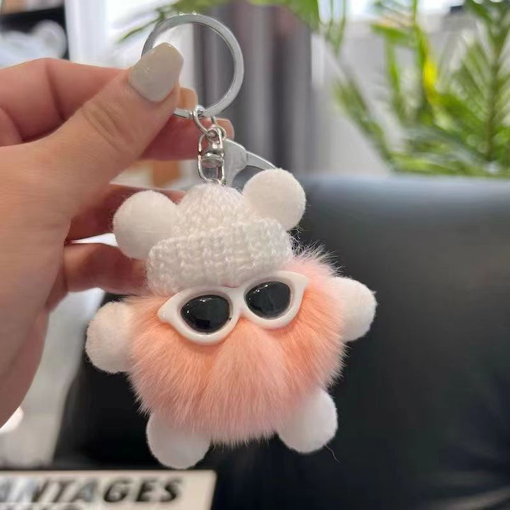 Car Keychain Hanging Ins Cute Plush Doll
