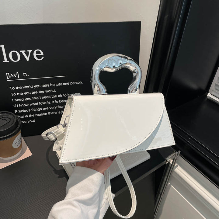 Casual New Fashion Minimalist Women Texture Handheld Shoulder Crossbody Small Square Bag