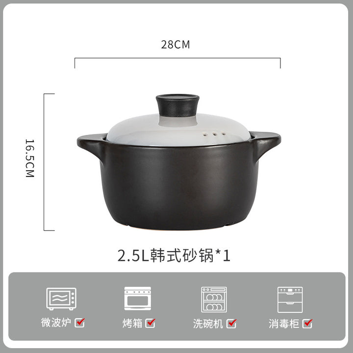 釉下彩轻奢灰陶瓷碗碟套装家用简约高级感餐具乔迁碗盘子碗具筷