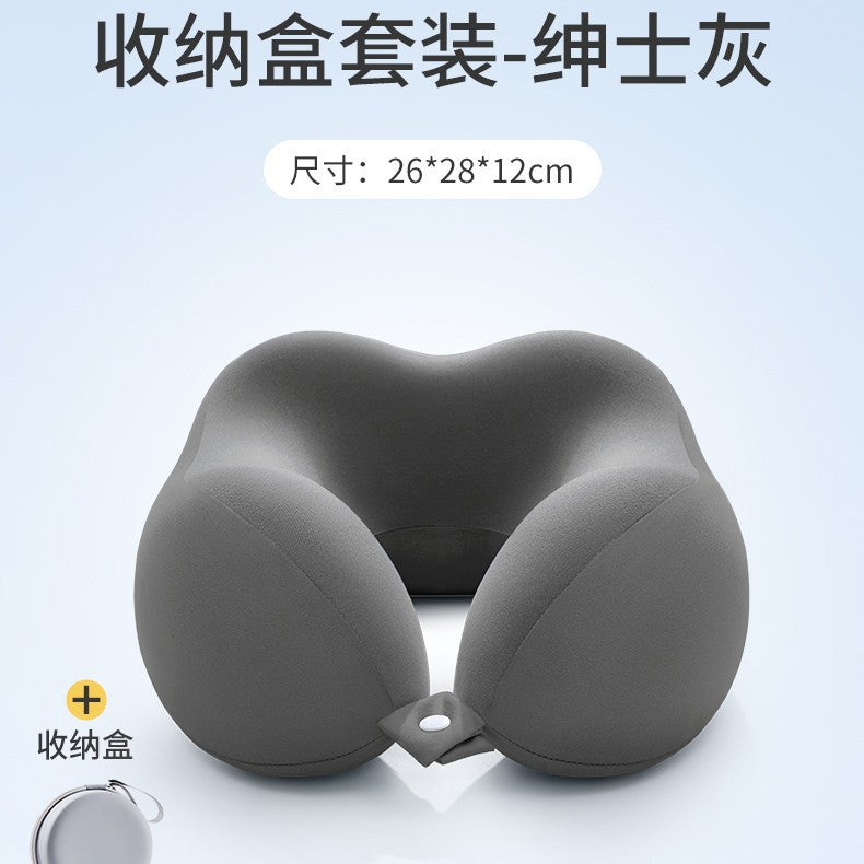 记忆棉u型枕旅行护颈枕飞机睡觉枕头脖枕颈椎脖子靠枕便携式u形枕