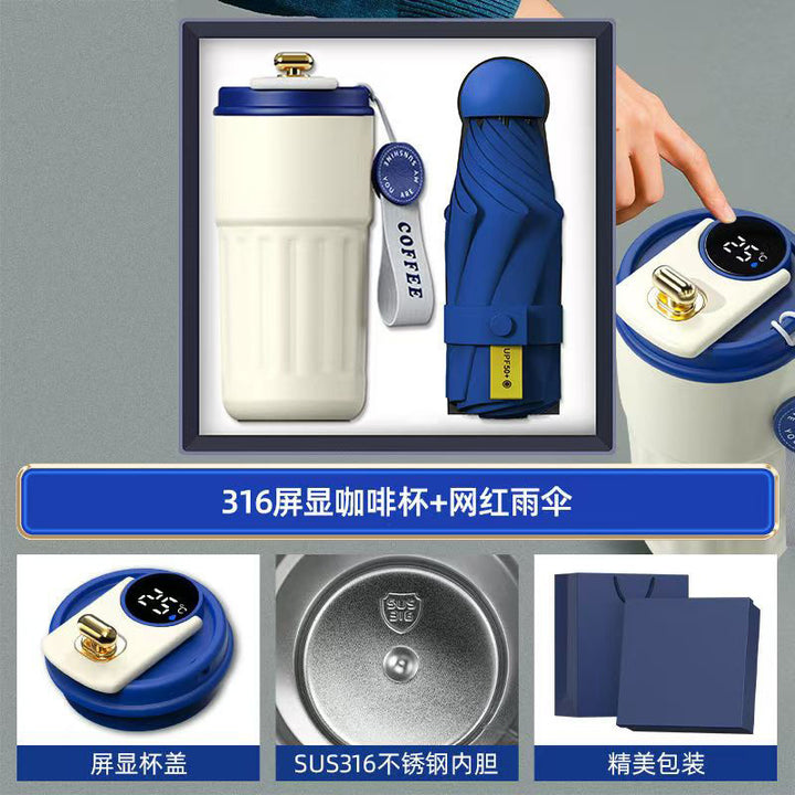 商务礼品套装咖啡杯颈椎仪礼盒活动创意礼品定制LOGO伴手礼送客户