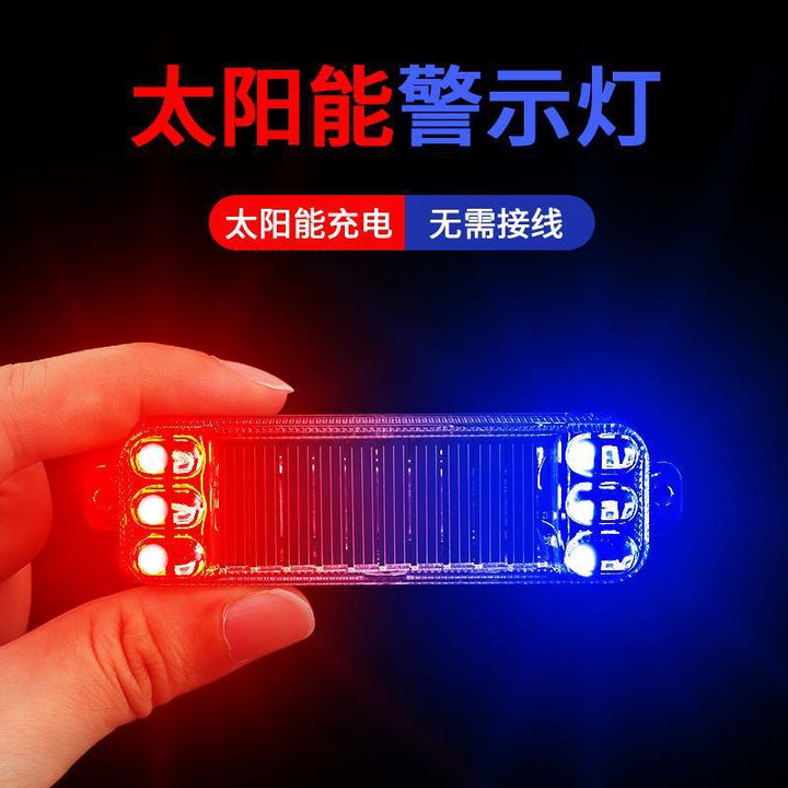 Solar Strobe Warning Light – Anti-Rear Collision Light for Electric Motorcycle & Car