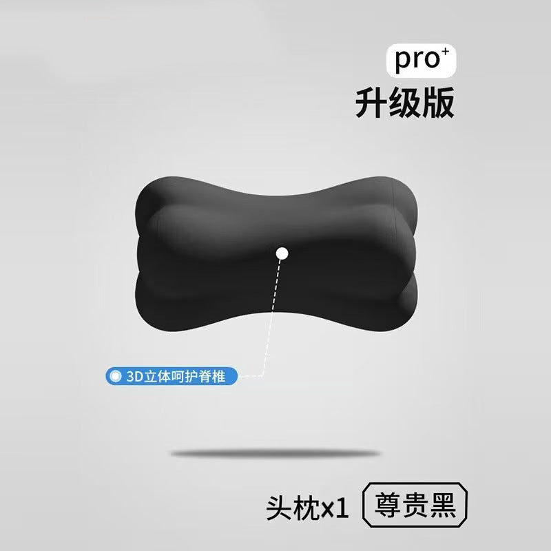汽车记忆棉头枕腰靠护肩枕车载加高靠垫家用舒适护颈枕腰托套装批