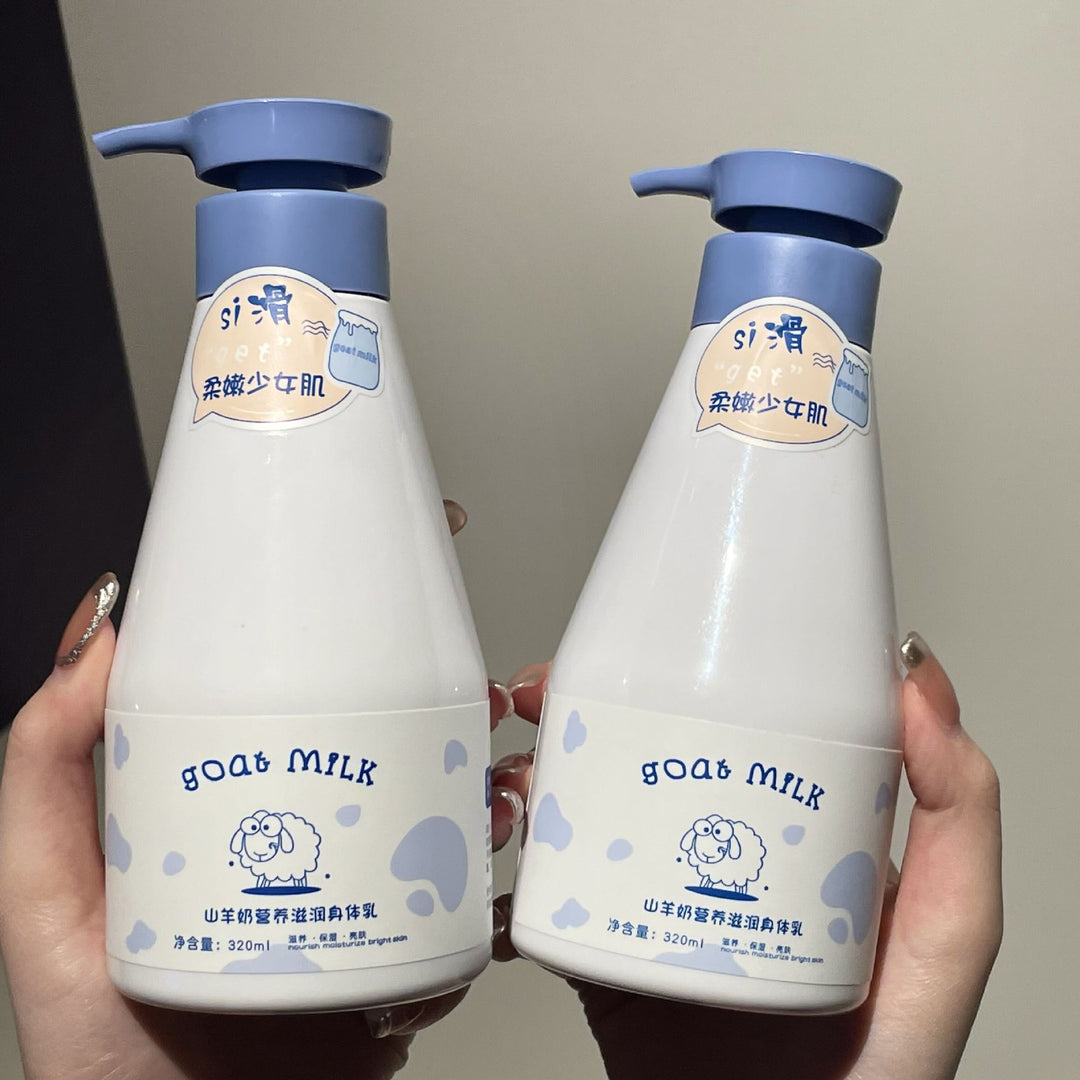 500ml大容量山羊奶身体乳秋冬季节滋润保湿补水香体乳不油腻顺滑
