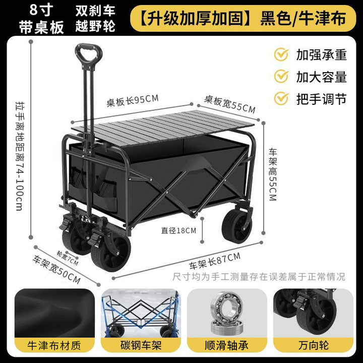 Outdoor Camping Folding Table & Chair Set – Portable Picnic Egg Roll Table Complete Kit