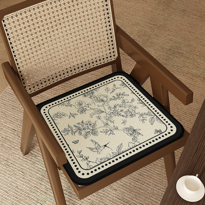 French Seat Cushion Silicone All Season Universal Vintage Premium Feel Non Slip
