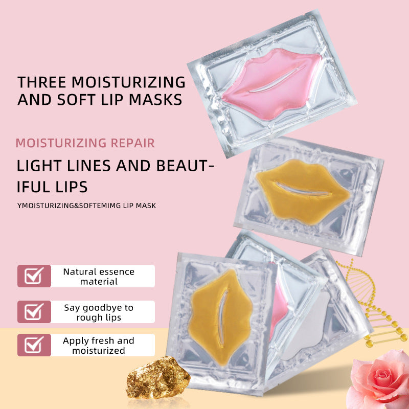 Rose Crystal Lip Mask – Moisturizing Lip Film & Color Care