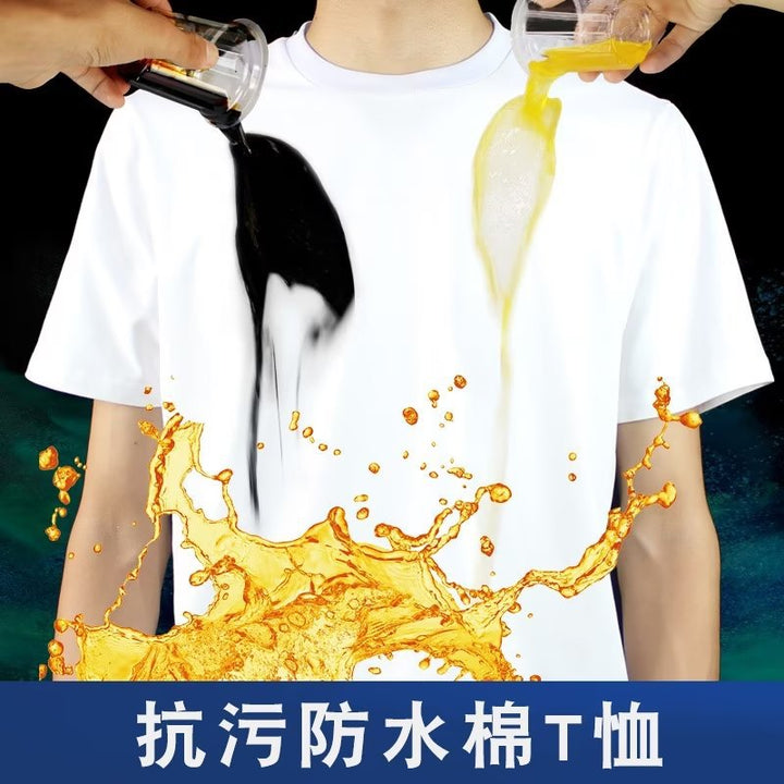 感潮牌胖子大码百搭体恤短袖五分袖恤男半袖夏季