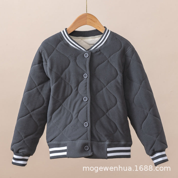 儿童保暖裤小棉袄冬季套装校服神器男女童棉服棉裤中大童冬装棉衣