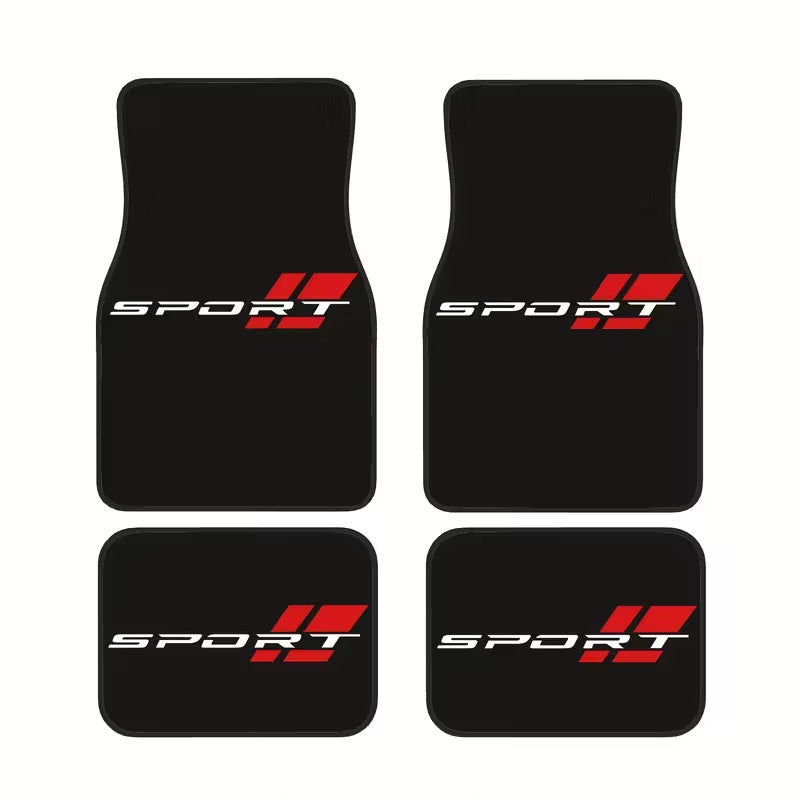 Drop Shipping Stain Resistant Floor Mat All Season Universal Car Foot Mat 4 Piece Set Drop Shipping