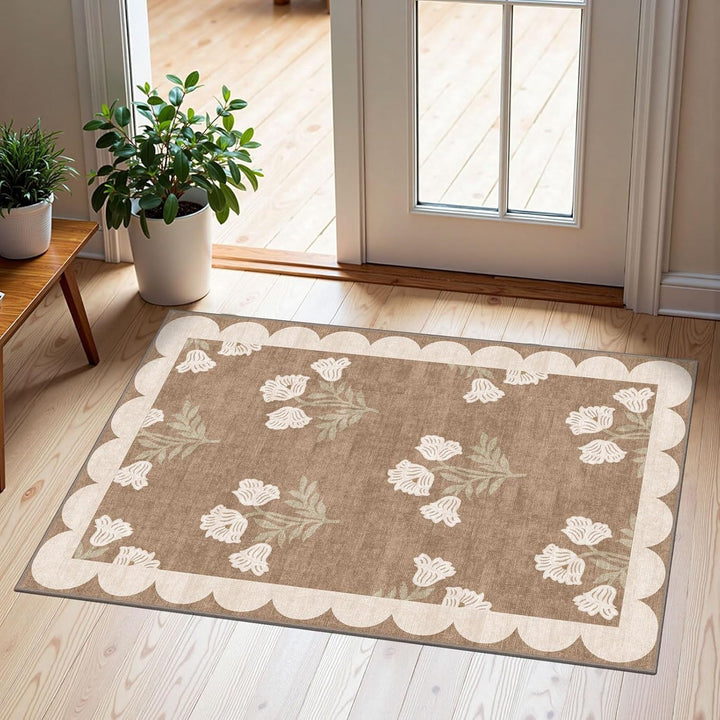 Floral Entryway Entryway Floor Mat Stain Resistant Foot Mat Decor Door Mat Drop Shipping