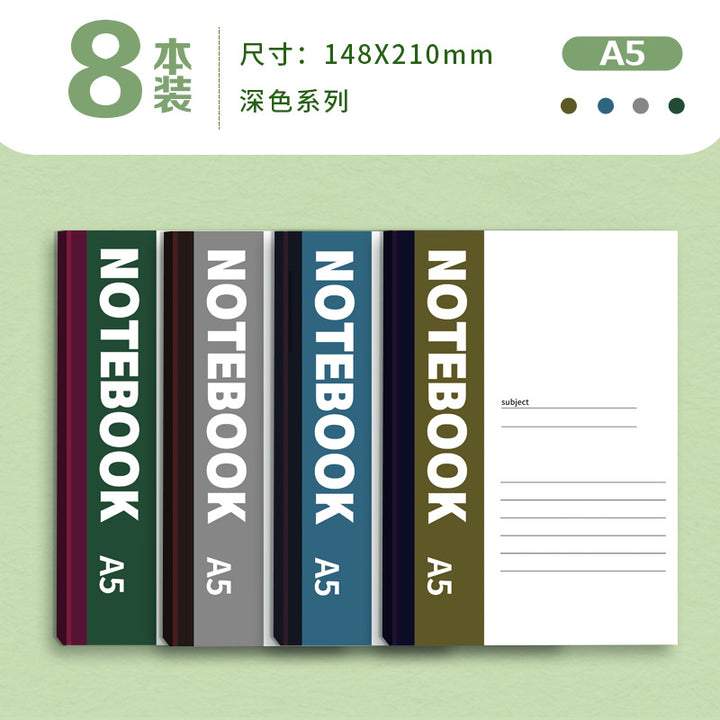 A 5/B 5 Notebook Journal – __NS 97__malist Softcover Notepad for Students & Office Use