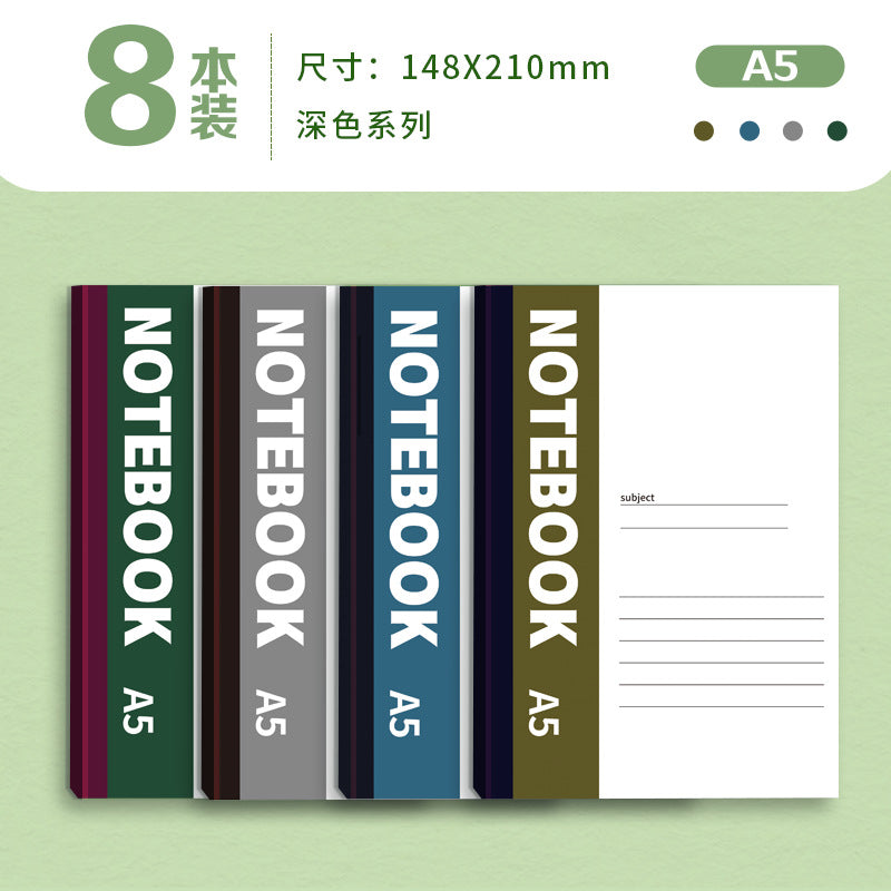 A5/B5 Notebook Journal – Minimalist Softcover Notepad for Students & Office Use
