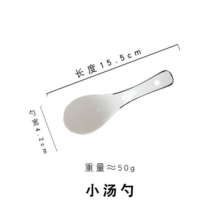 釉下彩碗碟套装家用纯白轻奢高级感陶瓷餐具碗盘碗筷碗具2026新款