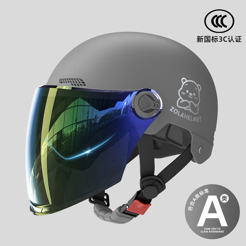 New Small Helmet Electric Vehicle Sun Protection Women Light Wholesale Winter