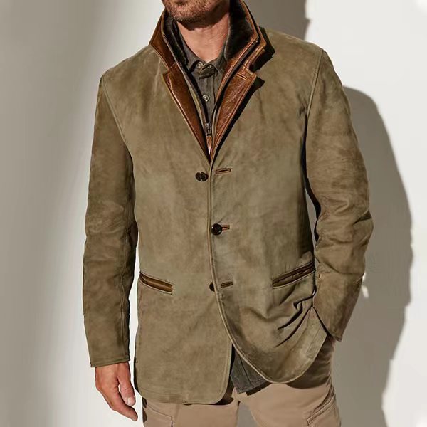 Spring New Men Fashion Vintage Casual Large