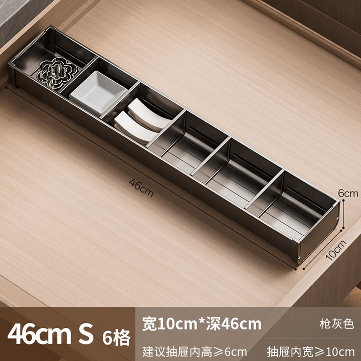 【2026专利新品】餐具收纳盒厨房碗筷子收纳盒抽屉收纳分隔分格盒
