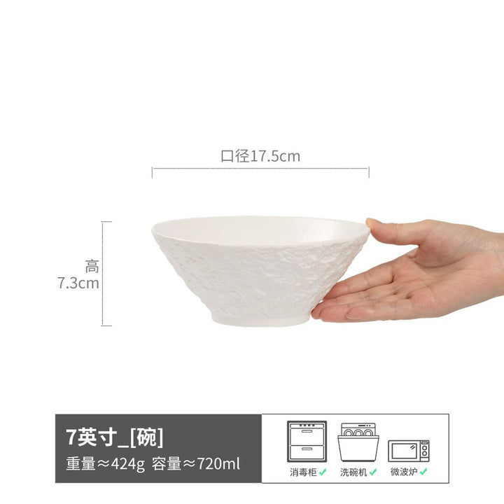 Vintage Bowl Japanese Style Ceramic Bowl Bowl Home Bowl Bowl Tableware Light Luxury Premium Design Bowl Bowl