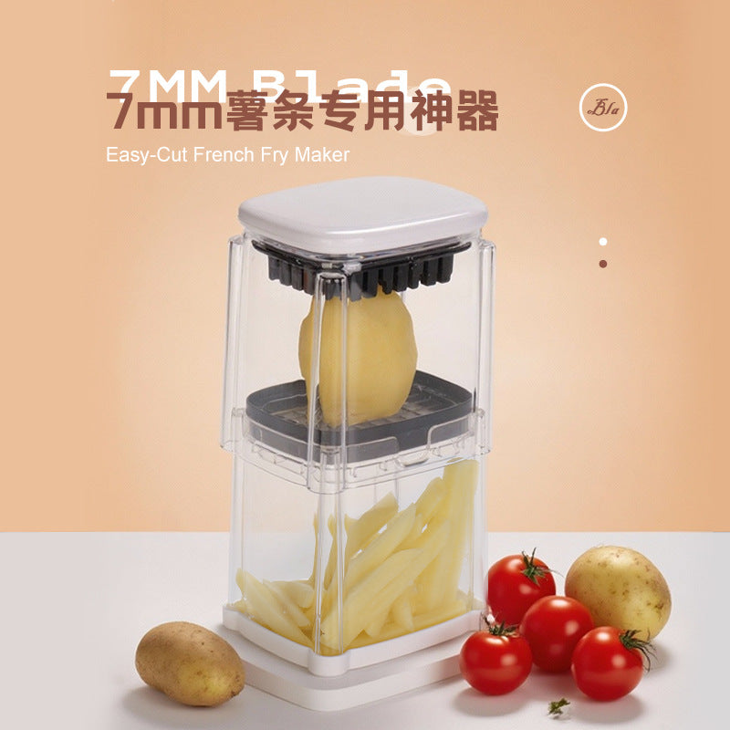 不锈钢八瓣番茄苹果分瓣器家用厨房多功能按压切菜神器薯条切条器