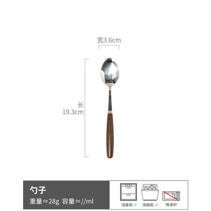 Vintage Minimalist Spoon Stainless Steel Tableware Spoon Spoon Spoon Spoon Wholesale