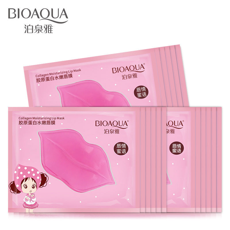 Boquanyue Collagen Lip Mask Patches – Moisturizing Hydrating Lip Care Treatment