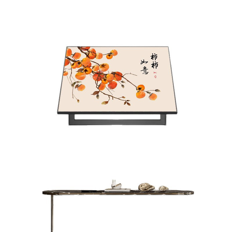 电表箱装饰画新中式餐厅配电箱信号箱遮挡挂画现代简约免打孔壁画