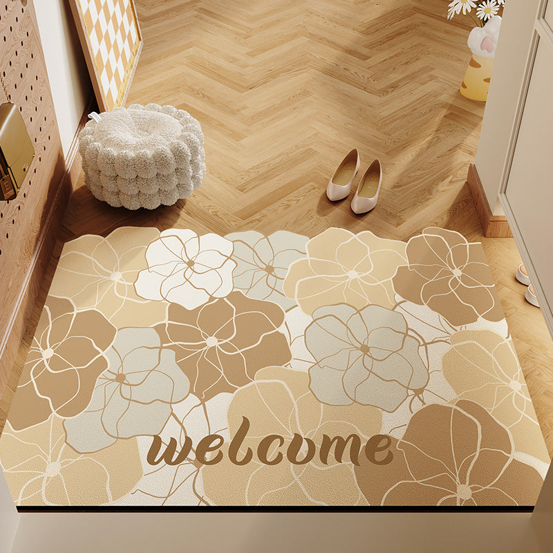 Living Room Entryway Door Mat Waterproof Leather Floor Mat Home New Entryway Foot Mat