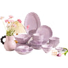 Purple Ceramic Bowl & Plate Dinnerware Set – High-Quality Home Tableware