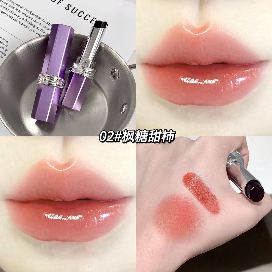 kakashow持妆黑口红滋润显色不易沾杯显白素颜氛围感变色黑色唇膏