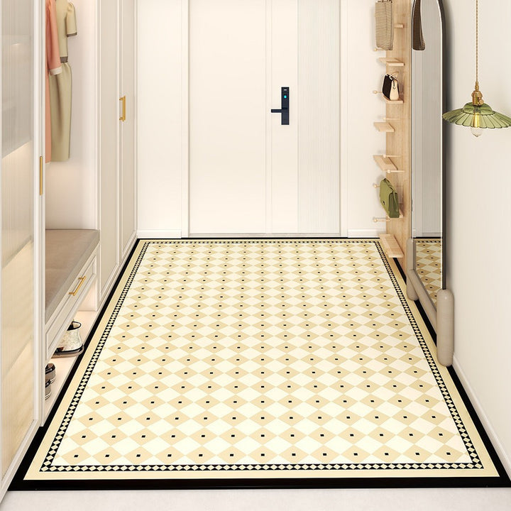 Light Luxury Premium Feel Entryway Floor Mat PVCMinimalist Large Foot Mat Non Slip Durable Door Mat