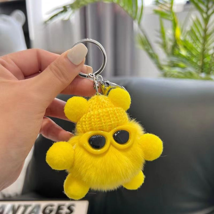 Car Keychain Hanging Ins Cute Plush Doll