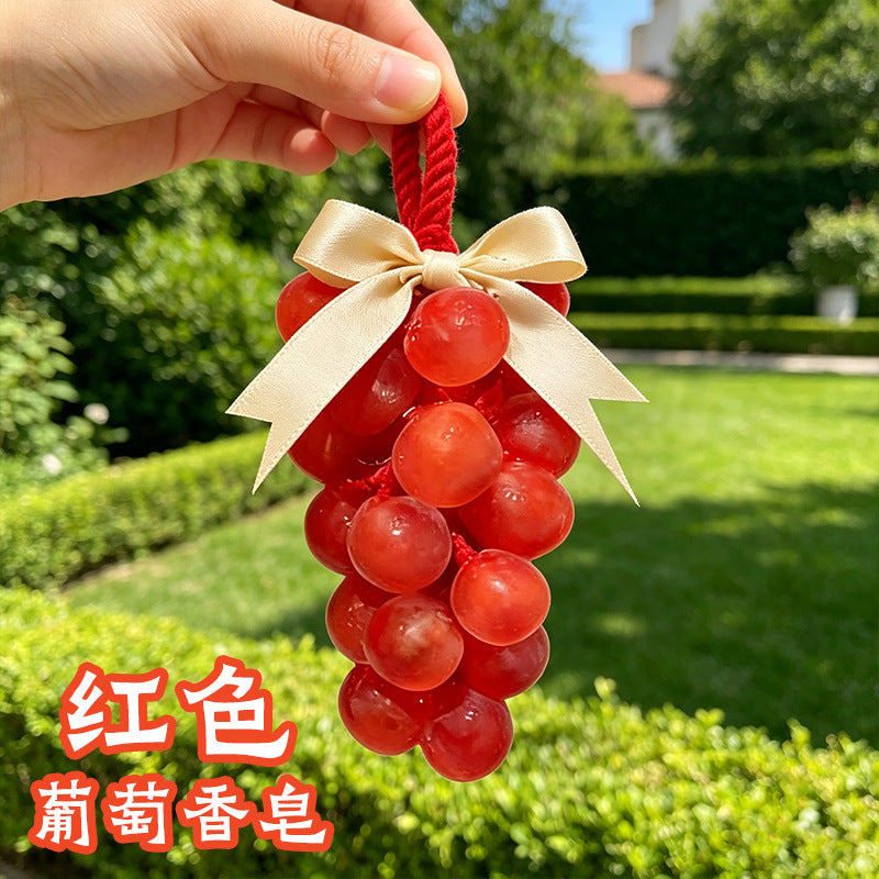手工葡萄皂肥皂持久留香家用香薰仿真葡萄皂护士节伴手礼葡萄香皂