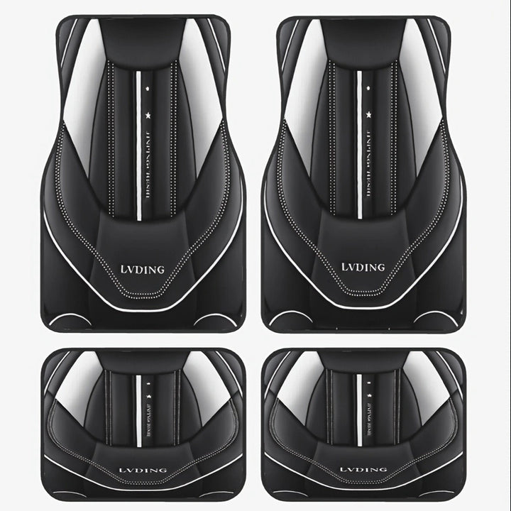 TEMUVintage Nordic Car Foot Mat Carpet 4 Piece Set Stain Resistant Floor Mat TEMUFoot Mat Wholesale
