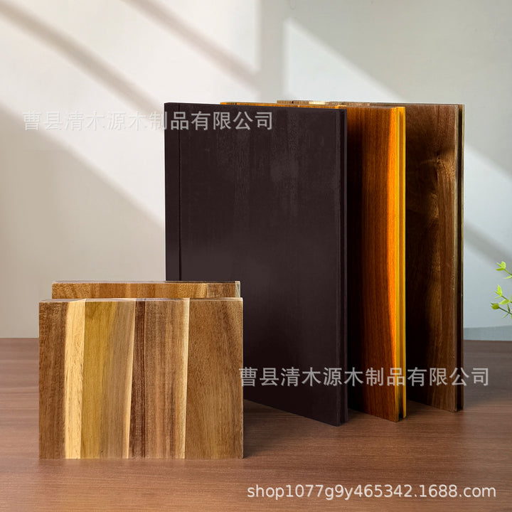 实木砧板三件套书籍造型装饰厨房餐盘切菜板创意熟食芝牛排托盘
