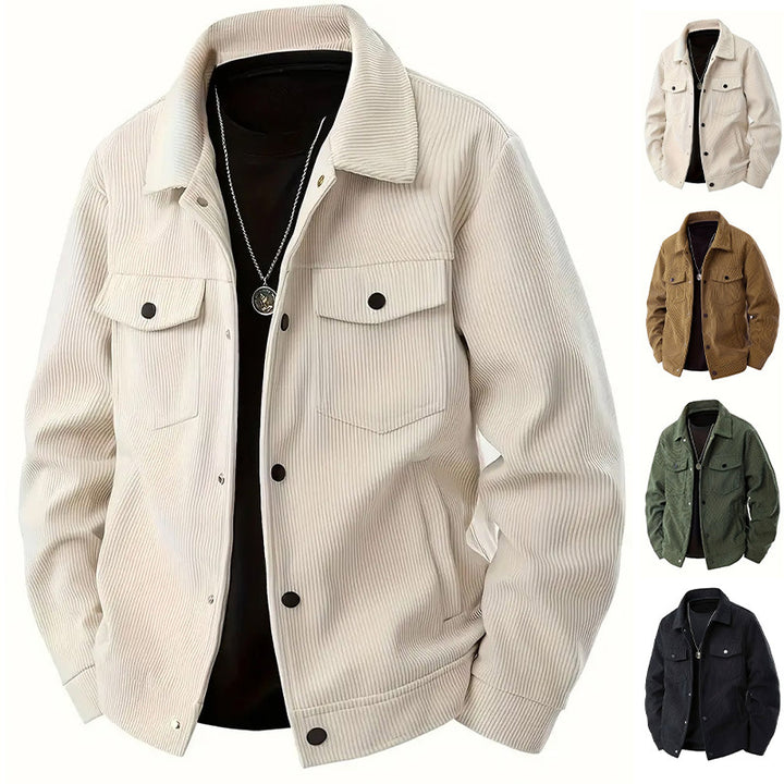 Casual Sports Trendy Jacket Men Long Sleeve Shirt