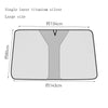 Upgraded Car Sunshade Window Double Fiber Sunshade Magnetic