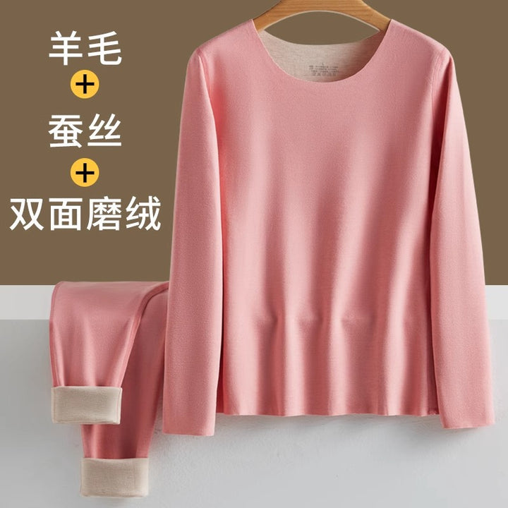 Wool Underwear Women's Thickened Comfortable Set Winter Wholesale