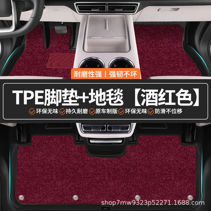i 60 Special TPECar Foot Mat Car Interior Special Waterproof Durable Non Slip Car Foot Mat