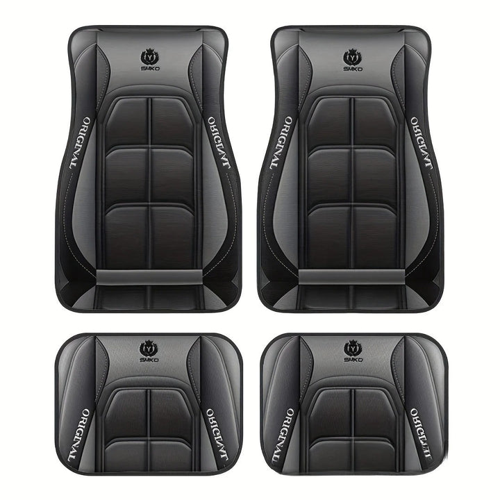 TEMU 4 Piece Set Vintage Car Foot Mat Stain Resistant Floor Mat Foot Mat Wholesale Carpet